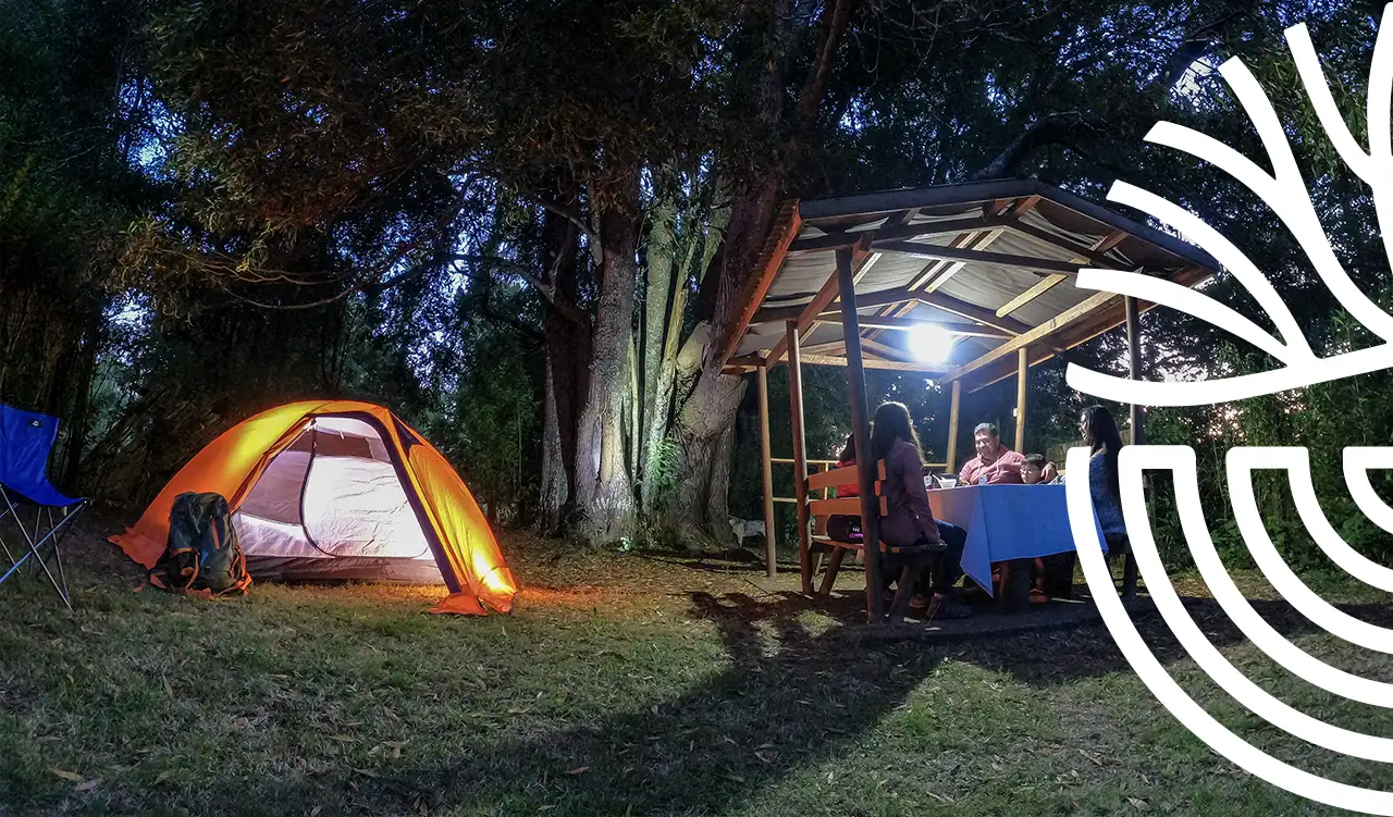 camping junto a la naturaleza en cunco fundo san pablo región araucanía